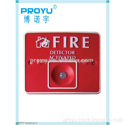2-wire Remote LED Red Color Fire Detector Used with fire alarm system